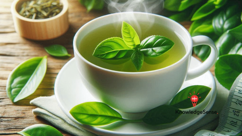 How Does Green Tea Help in Weight Loss (वजन घटाने में ग्रीन टी कैसे मदद करती है) 1 Orange Modern Minimal Blog Writing YouTube Thumbnail 16