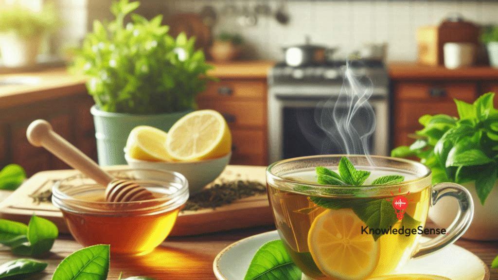 How Does Green Tea Help in Weight Loss (वजन घटाने में ग्रीन टी कैसे मदद करती है) 2 Orange Modern Minimal Blog Writing YouTube Thumbnail 18